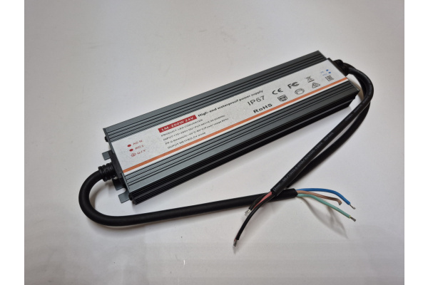 LM-200W 24V, 200-260V/24V, 8,5А, IP67. Импульсный источник питания в алюминиевом корпусе, 236х60х24м фото 1