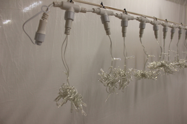 LED- PL-9020-240V-2*9M-WW/С-F(CW)  белые теплые светодиоды/прозрачный провод, FLASH белый холодный  фото 7