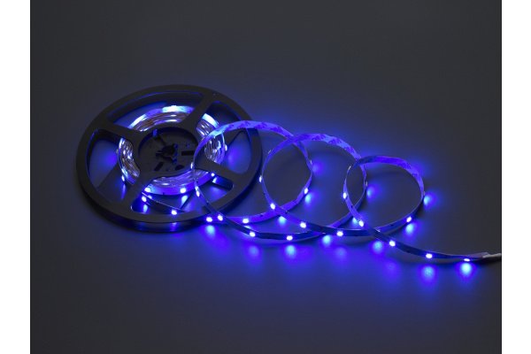 NEW FLEX-SS5150В-B IP20,12V,30 SMD5050,белая основа (Синяя) фото 1