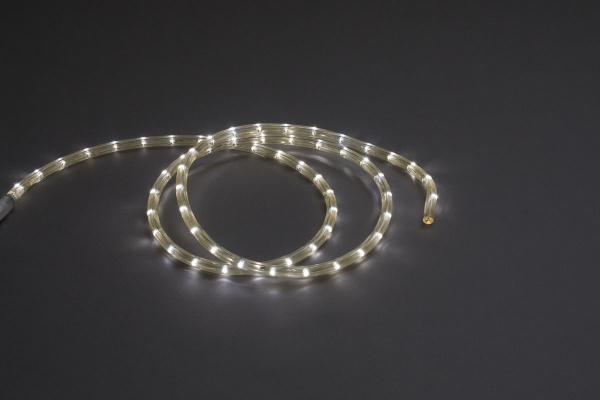 LED-СDL-2W-3.33CМ-100M-220V-WR1 Светодиодная гирлянда дюралайт фиксинг, белые светодиоды, 11,5мм, 30 фото 2
