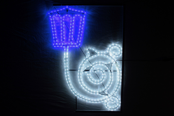 FLESI-LED-FL-LANTERN-240V-W/B (РФ) 97Х67см. фото 1