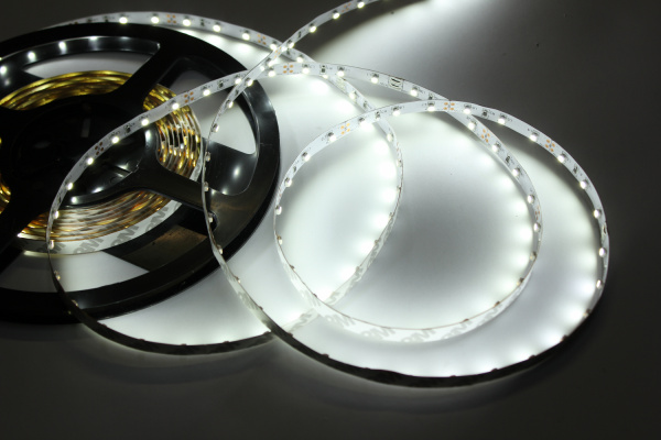 катушка 5 метров лента светодиодная FLEX-SS5300B-W-5M 60 led/m white фото 1