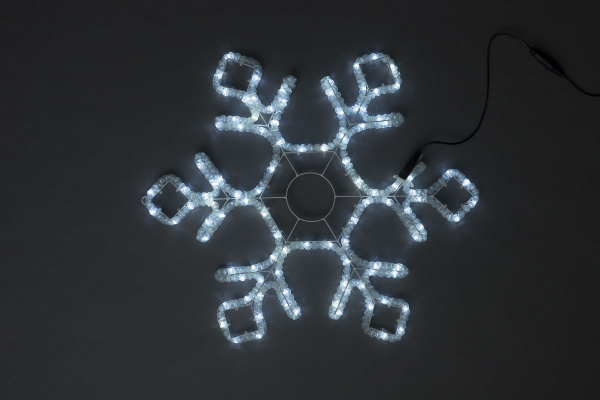 LED-XM(FR)-2D-CK012-30-W-F(W) White Снежинка 79х69см фото 1