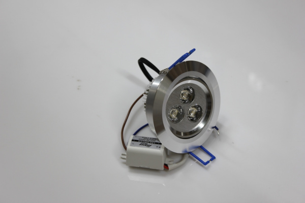 G-TH103-6300K,LEDсвет.встр.повор.круг 3LED CREE/1W фото 4